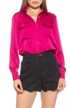 ALEXIA ADMOR LONG SLEEVE BUTTON-UP SHIRT