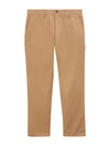 BURBERRY COTTON CARGO PANTS WITH EQUESTRIAN KNIGHT EMBROIDERY
