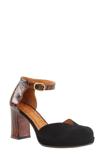 Chie Mihara Damaho Platform Pump In Black