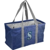 LOGO BRANDS SEATTLE MARINERS CROSSHATCH PICNIC CADDY TOTE BAG