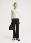 Totême Paper-yarn Bouclé Knit Off-white In Off-white