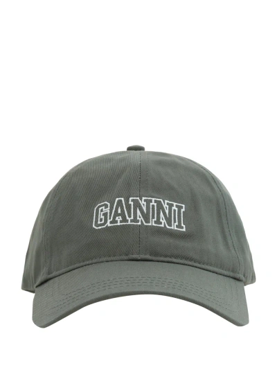 Ganni Baseball Hat In Kalamata