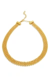 SAVVY CIE JEWELS MESH NECKLACE