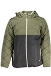 Vans Classic Green Hooded Jacket With Logo Accent In Green