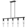 Finesse Decor Harmony 5 Light Chandelier In Black