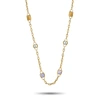 ROBERTO COIN 18K YELLOW GOLD MULTI-GEM LONG NECKLACE