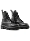 Proenza Schouler Black Lug Sole Combat Boots In Black