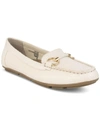 KAREN SCOTT KENLEIGH WOMENS PATENT SLIP-ON MOCCASINS