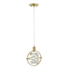 Finesse Decor Hollywood Cube 1 Light Pendant In Gold