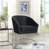 INSPIRED HOME Inspired Home Adalene Velvet Accent Chair