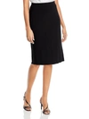 T TAHARI WOMENS KNIT MIDI PENCIL SKIRT