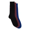 Hugo Boss Three-pack Of Socks In A Cotton Blend In Multi