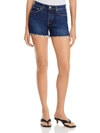 Rag & Bone Dre Frayed Denim Shorts In Multi