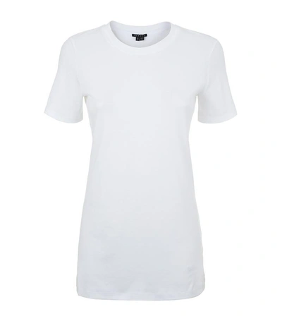 Theory Johanna Crewneck Classic Tee In White