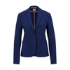 Hugo Boss Women's Extra Slim Fit Blazer In Stretch Fabric In Blue