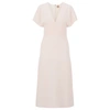 Hugo Boss Plain Below-knee Dress In Pink