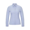 Hugo Boss Slim-fit Blouse In An Organic-cotton Blend In Blue