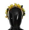 DOLCE & GABBANA Dolce & Gabbana Lemons Sicily Crystal Diadem Tiara Women's Headband