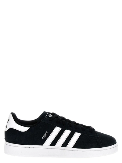 Adidas Originals Black Campus Low-top Sneakers