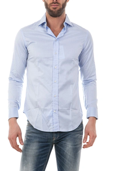 Armani Collezioni Shirt In Light Blue