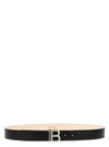 Balmain Man Belt Black Size 39.5 Calfskin