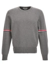 THOM BROWNE CLASSIC SWEATER SWEATER, CARDIGANS GRAY