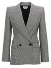 Alexander Mcqueen Houndstooth Print Blazer Jacket