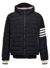 Thom Browne Navy Poly Twill Down-filled 4-bar Ski Jacket