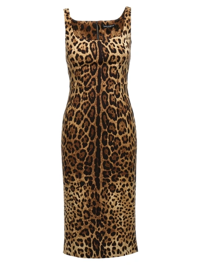 Dolce & Gabbana Animalier Dress Dresses Multicolor