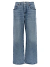 Agolde "used Effect Fran Jeans" In Blue