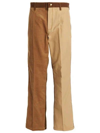 Marni X Carhartt Cotton Trousers In Brown
