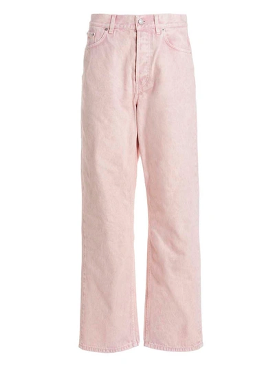Dries Van Noten Pink Pleated Jeans In 305 Pink | ModeSens