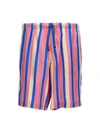 Dries Van Noten Striped Drawstring-waist Shorts