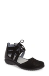 Naot Kata Lace-up Sandal In Black Leather