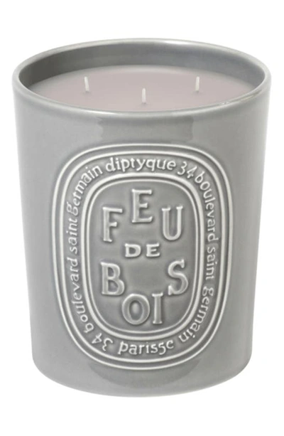 DIPTYQUE FEU DE BOIS (FIRE WOOD) LARGE SCENTED CANDLE, 51.3 OZ