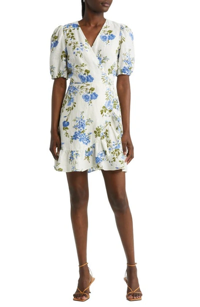 princess polly baby blue dress WDIRARA Women's Floral Print Ruched Cami Dress Spaghetti Strap Ruffle Hem  Mesh Mini Dress Blue and White XX-Small at Amazon Women's Clothing store main image 1