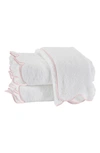 MATOUK CAIRO SCALLOP TRIM COTTON HAND TOWEL