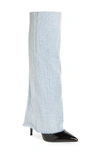 Azalea Wang Appealing Pointed Toe Denim Pump In Denim