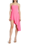 Amanda Uprichard Muse Midi Dress In Hibiscus