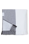 BAREFOOT DREAMS COLORBLOCK ORGANIC COTTON OVERSIZE TOWEL