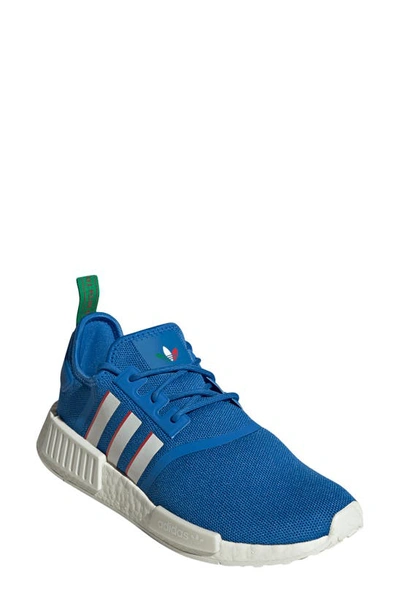 Adidas Originals Adidas Nmd R1 "red/royal Blue/off White" Sneakers In Red/ Royal Blue/ Off White