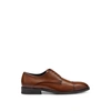 HUGO BOSS Leather Derby lace-up shoes with embossed logo