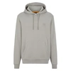 Hugo Boss French-terry-cotton Hooded Sweatshirt With Logo Patch In Grey