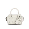 HUGO BOSS GRAINED-LEATHER MINI TOTE BAG WITH PADLOCK AND TAG