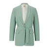 Hugo Boss Regular-fit Jacket With Belted Closure In Light Green