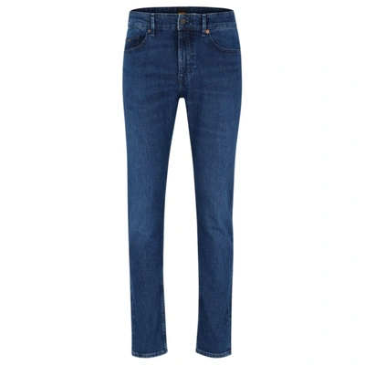 Hugo Boss Slim-fit Jeans In Blue Supreme-movement Denim