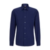 HUGO BOSS RELAXED-FIT SHIRT IN WASHED ITALIAN SATIN