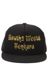 SOUTH2 WEST8 LOGO EMBROIDERY CAP HATS BLACK