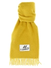Marni Logo Patch Scarf Scarves, Foulards Yellow