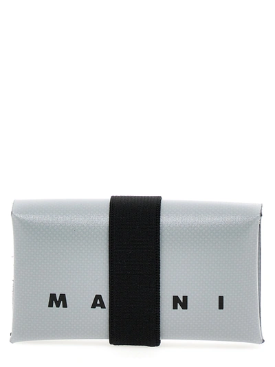 Marni Logo Wallet Wallets, Card Holders Gray